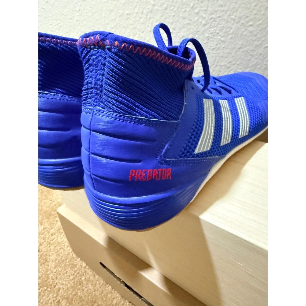 Adidas Predator 19.3 IN Indoor Soccer Shoes‎ Blue Silver Mens G25806